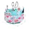SINGER® Flamingo Print Sewing Spinning Tabletop Organizer